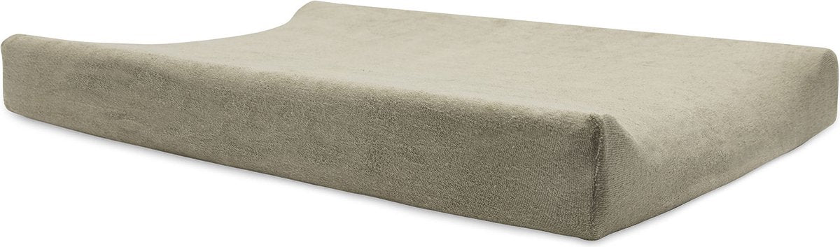 Jollein - funda para cambiador de rizo 50x70cm - cambiador para bebé con funda suave - verde oliva