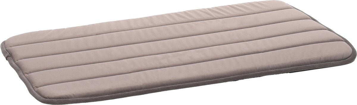 Cojín para perros Flamingo - cesta para perros - ortopédico xana rectangular taupe s - 70,5x41,5 cm - viscoelástica - cómodo lugar para tumbarse - perfecto para jaula para perros