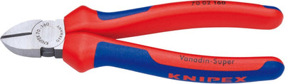 Knipex zijsnijtang | 180 mm lengte | meer-componentengrepen | zwart geatramenteerd - 70 02 180 sb