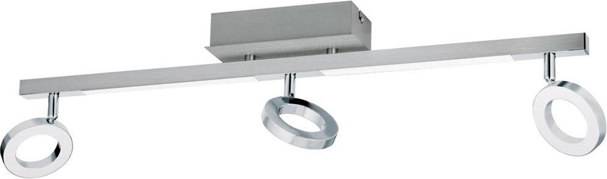 Eglo cardillio 1 - spot - 5 lichts - aluminium, chroom - gesatineerd