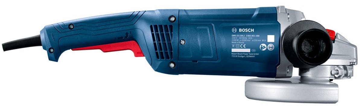 Bosch azul gws 22-230 j juego profesional | amoladora angular | 230 mm | 2200 vatios - 06018c1301