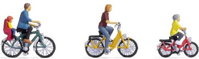 Noch 15909 h0 family bike ride figures ready-made model
