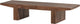 Mesa de centro Woood Eron - madera de acacia - marrón - 32x152x48