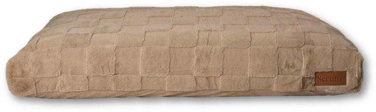 Scruffs - cojín ortopédico para perros Oxford - tostado - extra grande 120 x 75 x 14 cm