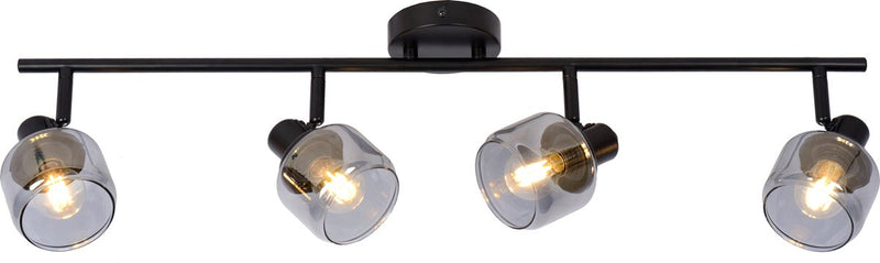 Lucide bjorn - faretto da soffitto (lampada da soffitto) - 4xe14 - nero