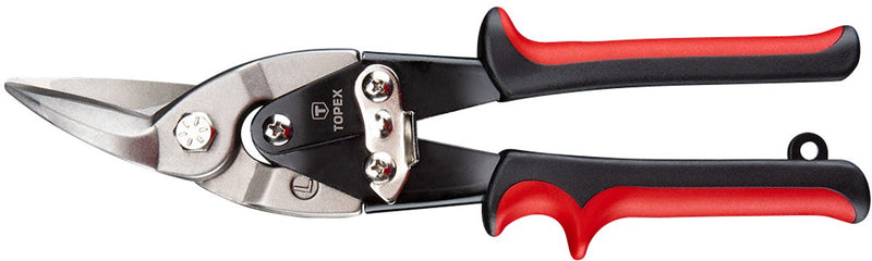 Topex grupa - tijeras para hojalatero para zurdos - 250 mm - acero CRV - mango ergonómico