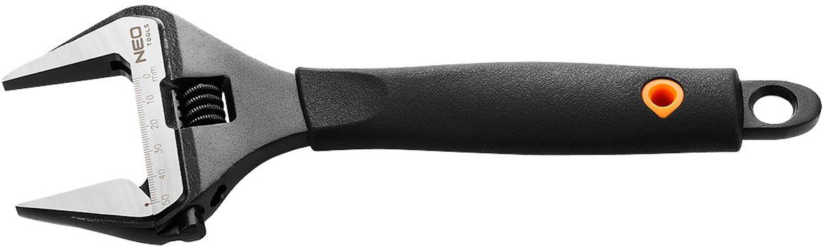 Grupa topex neo - llave ajustable - 250mm - acero cromo vanadio - mango ergonómico TPR