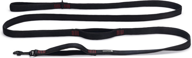 Beeztees parinca premium - correa para perros - nailon - negro - 300 cm x 25 mm