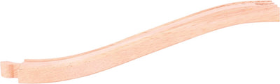 Binari in legno Bigjigs - entrata e uscita - 4 pz.