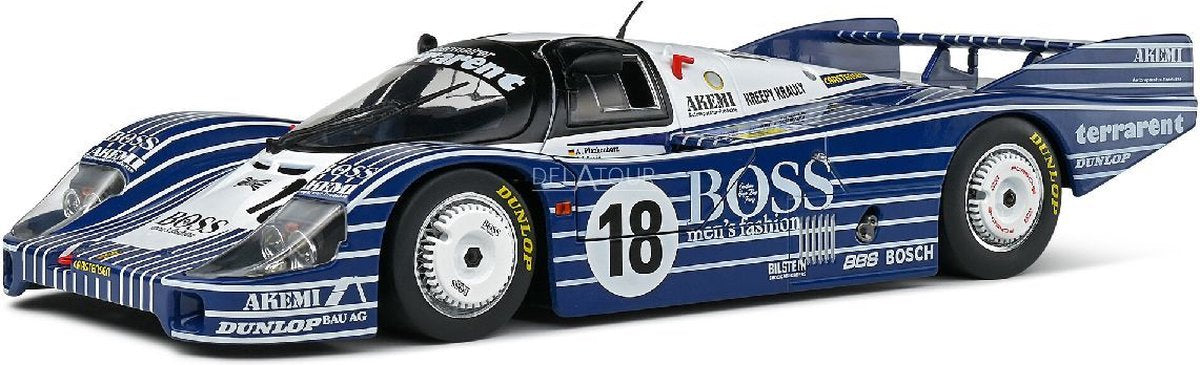 Solido porsche 956lh 24h le mans #18 laessig plankerhorn wilson '83 scala 1:18
