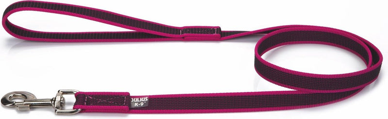 Guinzaglio per cani antiscivolo Julius k9 rosa 1,2 m (20 mm)
