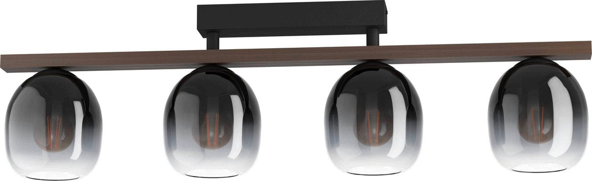 Eglo filago plafondlamp - e27 - 88 cm - zwart bruin