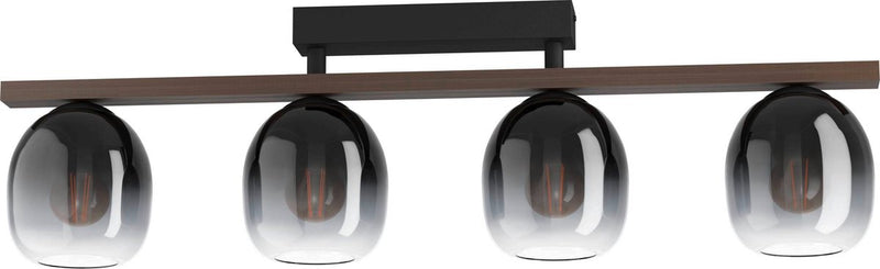 Eglo filago plafondlamp - e27 - 88 cm - zwart bruin