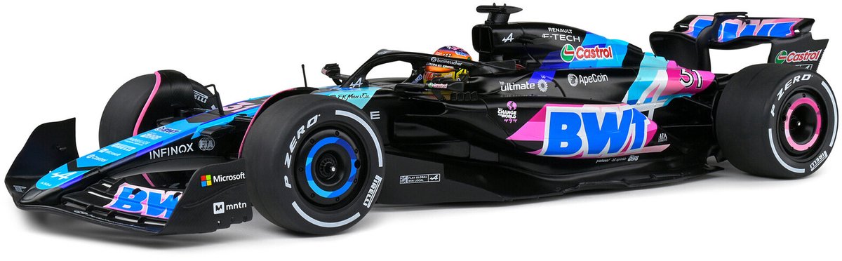Formula 1 alpine f1 team a524 #31 miami gp 2024 - 1:18 - solido