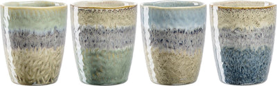 Tazza Leonardo matera 300ml matera assortiti - set di 4