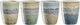 Vaso Leonardo matera 300ml matera surtido - juego de 4