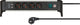 Multipresa Brennerstuhl alu-office-line a 4 vie con pin terra con USB (blocco prese per scrivania con cavo da 1,8 m e interruttore, made in Germany)