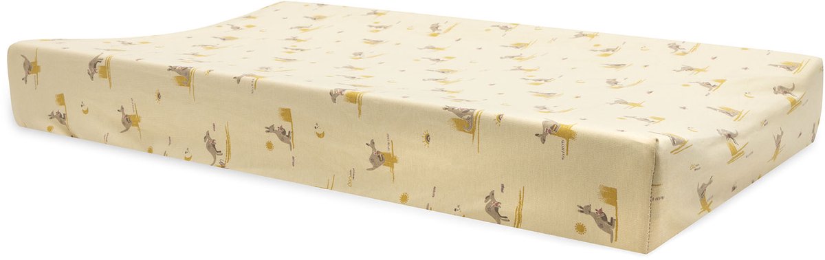 Coprimaterasso per fasciatoio Jollein - 50x70 cm - cloudy rib - kangaroots