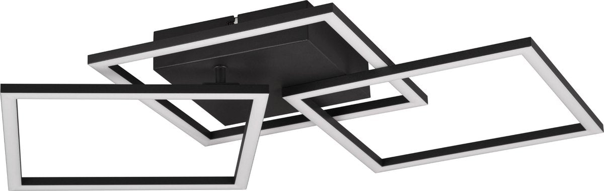 Plafoniera Rl live your light reality trail - nera opaca