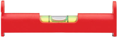 Blister Sola line livella uz8, fiala in plastica rossa antiurto da 8 cm - 01431020 - 01431020