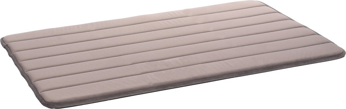 Cojín para perros Flamingo - cesta para perros - ortopédico xana rectangular taupe xl - 100,5x63,5cm - viscoelástica - cómodo - perfecto para jaula para perros