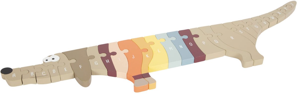 Small foot wooden literature form puzzle dog, 26st.