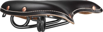 Selle Monte Grappa Saddle Old Frontiers Cuero Negro