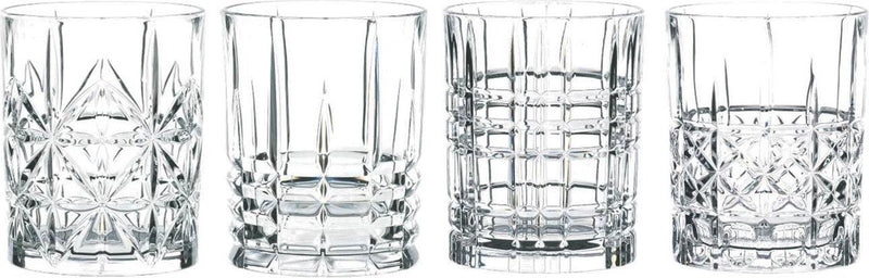 Nachtmann - bicchiere da whisky 'highland' - 345 ml - set da 4 pezzi