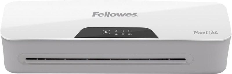 Plastificatrice Fellowes Pixel A4 – 80–125 micron – pronta in 3 minuti – per piccoli uffici domestici