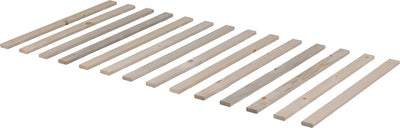 Rete a doghe in legno senza nastro - legno - 2x200x80