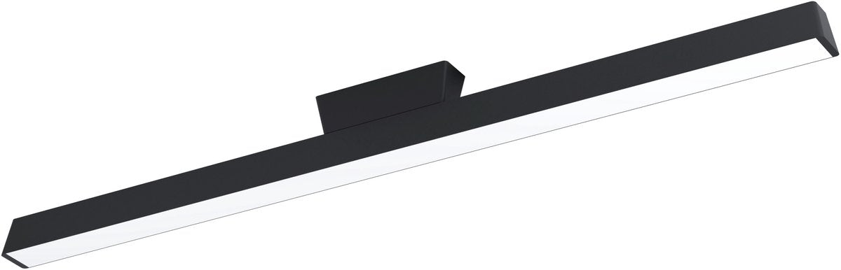 Eglo connect.z simolaris-z smart plafondlamp - 122 cm - zwart wit - instelbaar rgb wit licht - dimbaar - zigbee