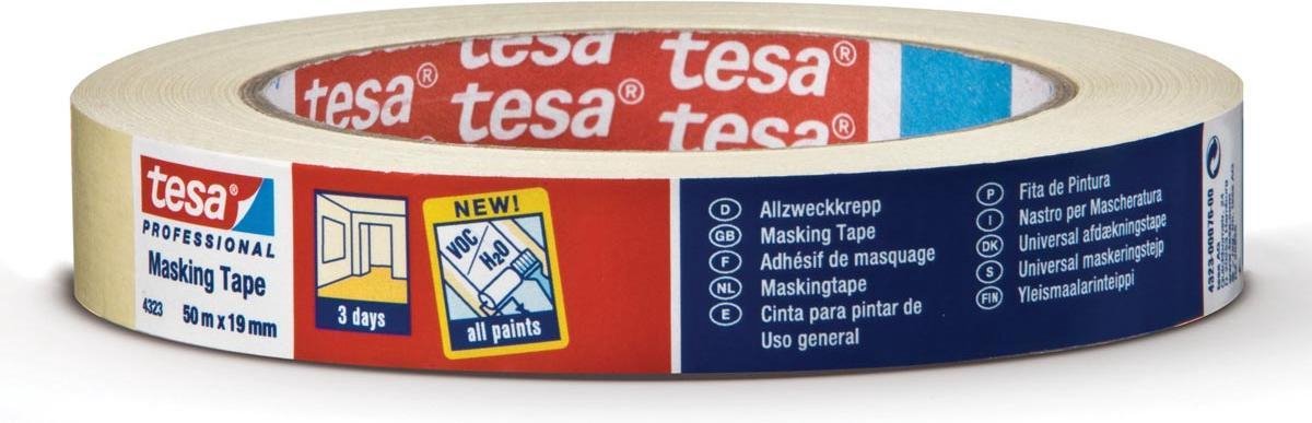 Tesa professional 1009783 - 4323 masking tape 50m x 38mm | 8 pieces