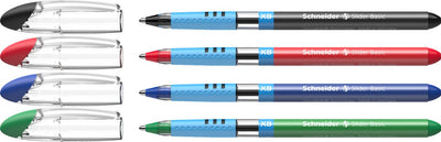 Schneider writing instruments schneider ballpoint pen - slider basic - nib xb - case of 4 pieces (3+1 free) - s-151294