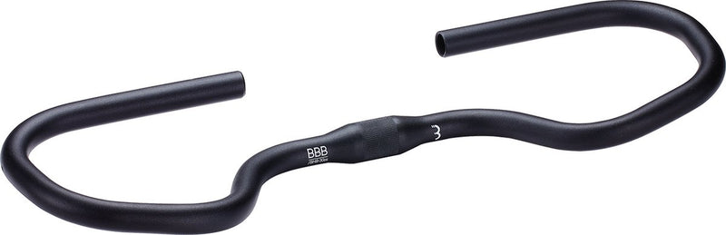 Manillar de bicicleta bbb ciclismo multibar os - manillar de mariposa ligero - manillar de bicicleta ergonómico bicicleta de ciudad - aluminio - negro - bhb-30os