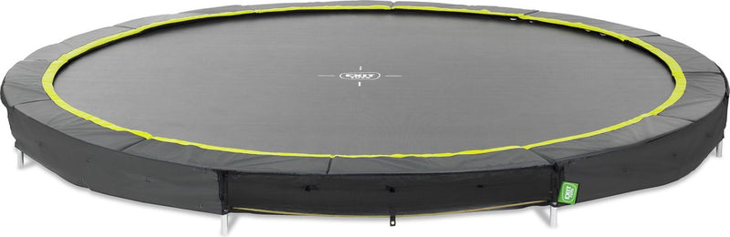Trampolino sportivo Exit Toys Exit Silhouette ø366cm - interrato - trampolino interrato - rotondo - per bambini - nero