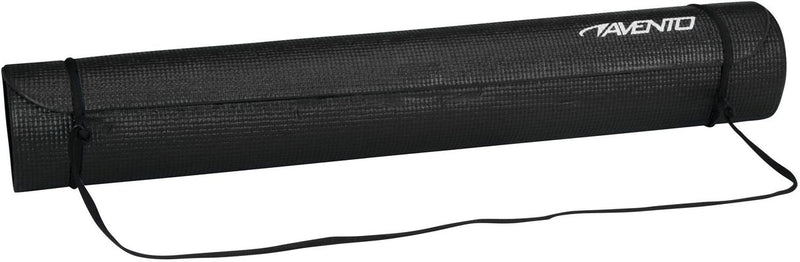 Tappetino yoga fitness Avento basic - 173 x 61 x 0,4 cm - nero