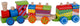 Wooden stacking train with 2 wagons