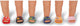 Pantofole per neonati, accessorio per bambole, 43 cm, giocattoli estivi colorati.