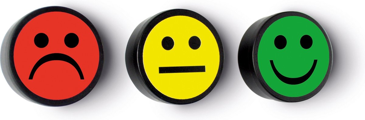 Smit magnete visivo smiley 35mm verde 5 pezzi
