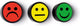 Smit magnete visivo smiley 35mm verde 5 pezzi