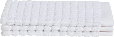 Seahorse - cube - washcloth - 16 x 21 cm - white - set of 3