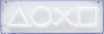 Paladone Playstation Icons Luce al neon LED – Insegna luminosa indipendente o montabile a parete con licenza ufficiale – Accessori e decorazioni per sala giochi per i giocatori –