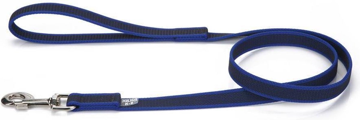Correa para perros antideslizante Julius k9 con asa 3m (20mm) azul