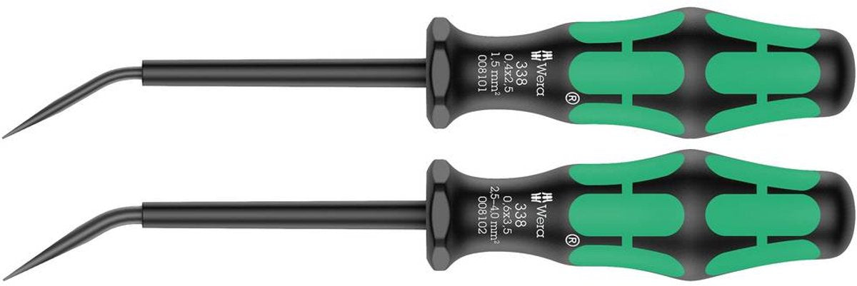 Wera 338 2 set di strumenti di comando per morsettiera | 2 pezzi - 05008100001