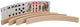 Philos houten speelkaartenhouder fsc 100% - set van 4 - 35 cm.