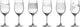 Leonardo casella - calice vino assortito - 430 ml - 6 pezzi