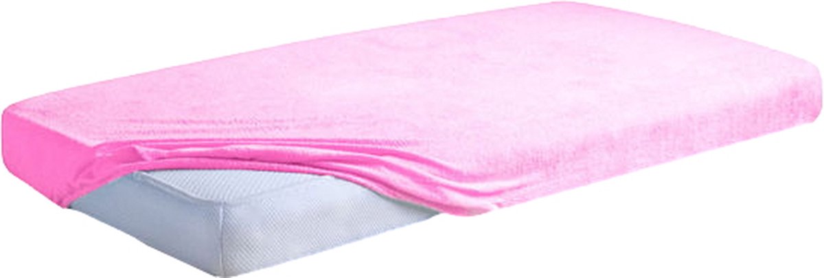 Lenzuolo con angoli per materasso junior Babymatex spugna classica rosa 70x140 cm TB0291_10