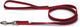 Correa para perros antideslizante Julius k9 roja 20 mm x 1,2 m con asa