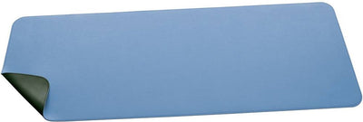 Protector de escritorio Sigel - 80 x 30 cm - azul verde - doble cara - si-sa602