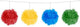 Slinger Pompom colorato